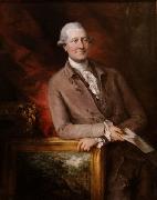 Thomas Gainsborough Portrait of James Christie Sweden oil painting artist